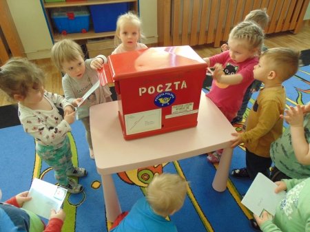 Żłobek Wirek- Z wizytą na poczcie